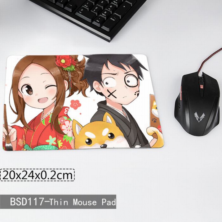 Cartoon anime Printing cloth mouse pad 20X24X0.2CM BSD117