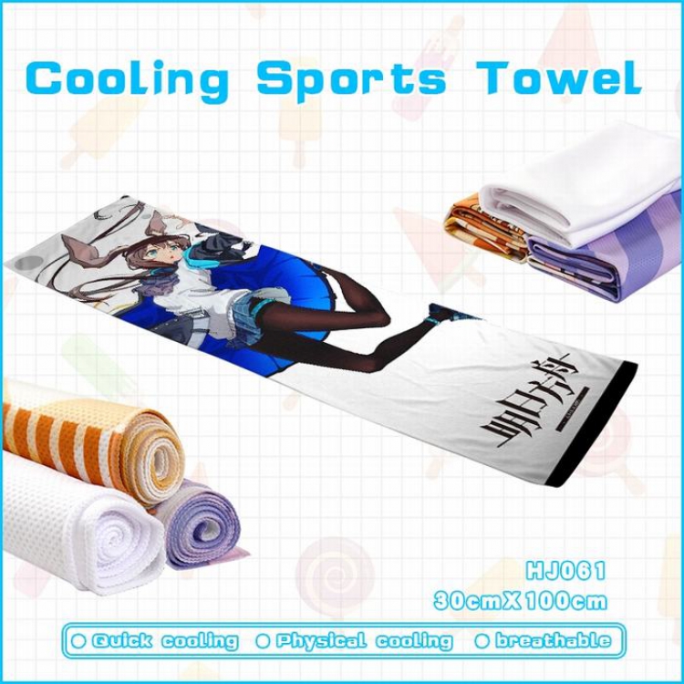 Cartoon anime Cooling Sports Towel 30X100CM HJ-061