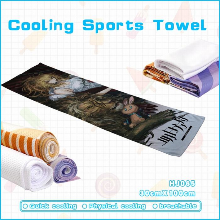 Cartoon anime Cooling Sports Towel 30X100CM HJ-065