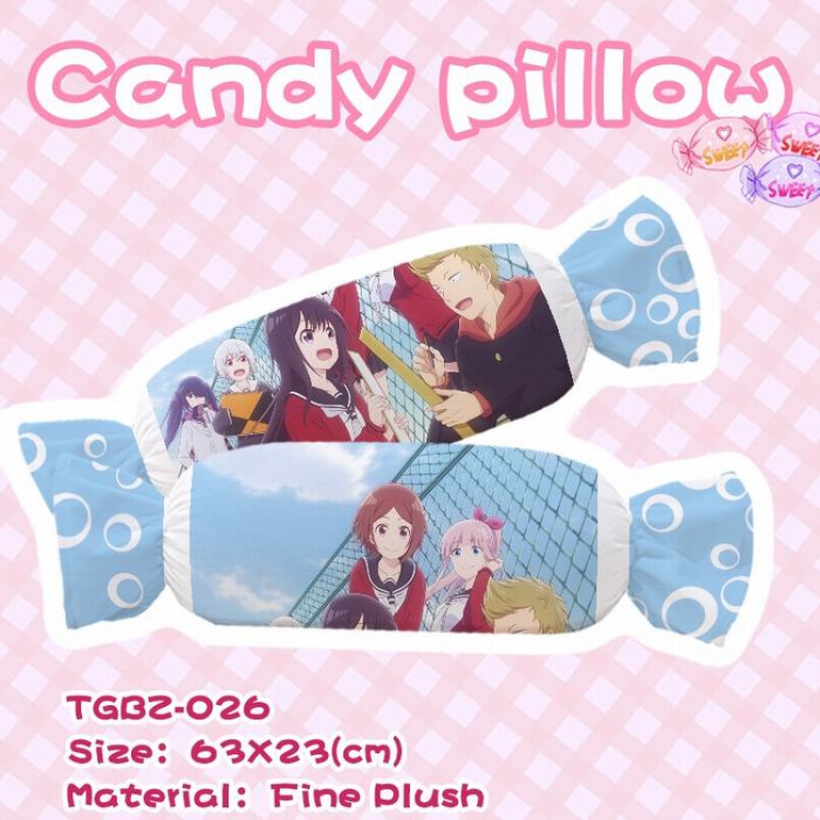 Cartoon anime Plush candy pillow 23X63CM TGBZ-026 