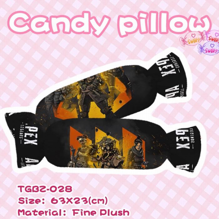 Cartoon anime Plush candy pillow 23X63CM TGBZ-028