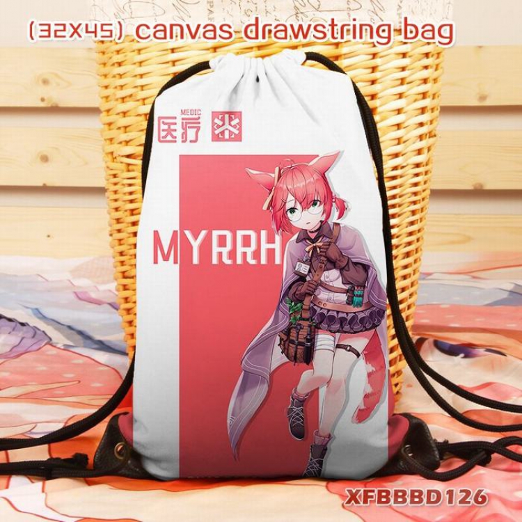 Cartoon anime Canvas backpack bag 32X45CM XFBBBD126