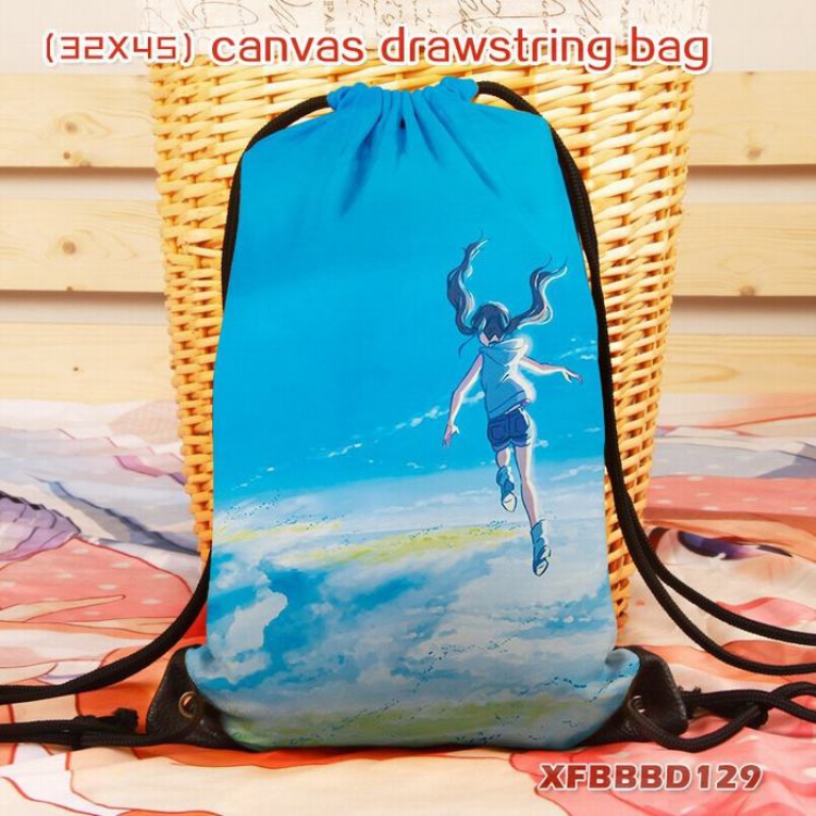 Cartoon anime Canvas backpack bag 32X45CM XFBBBD129