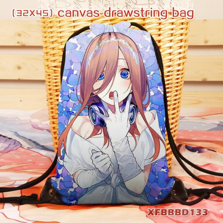 Cartoon anime Canvas backpack bag 32X45CM XFBBBD133