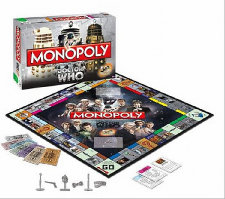 Doctor Who Monopoly Educational toys Board games card