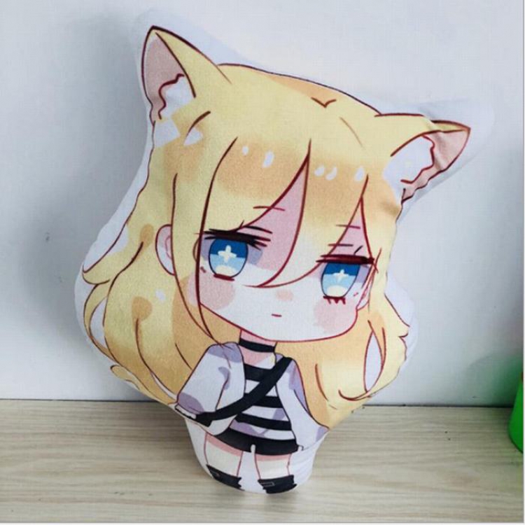 Angels of Death Full color plush shaped pillow 45CM