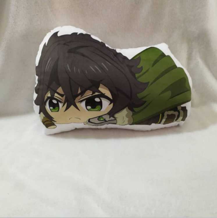 Shield of the brave Full color plush shaped pillow 45CM