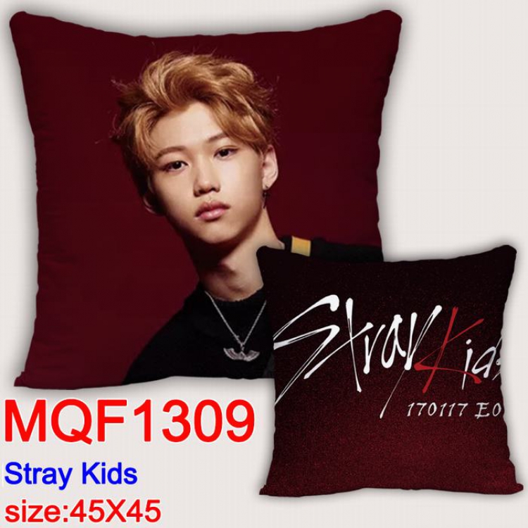 Stray Kids Double-sided full color Pillow Cushion 45X45CM MQF1309