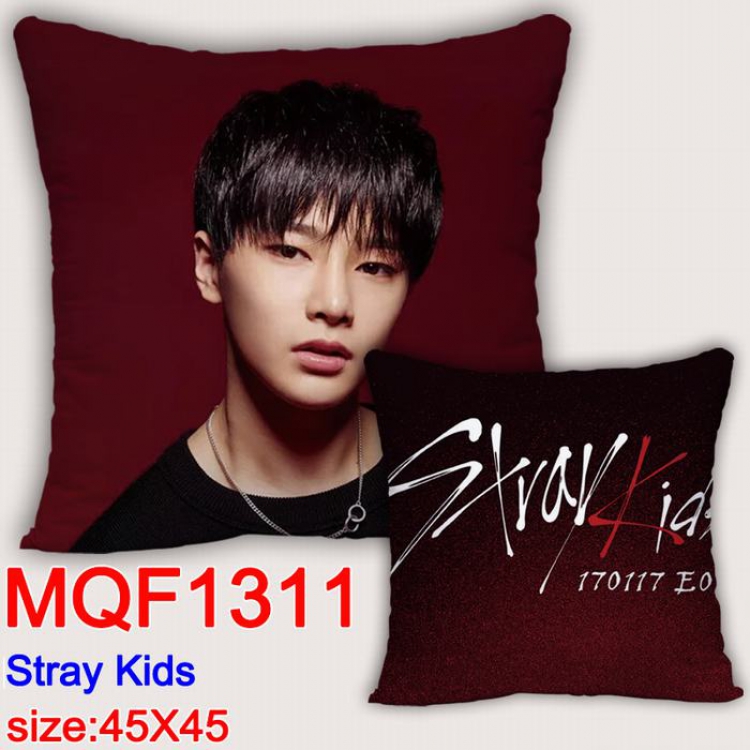 Stray Kids Double-sided full color Pillow Cushion 45X45CM MQF1311