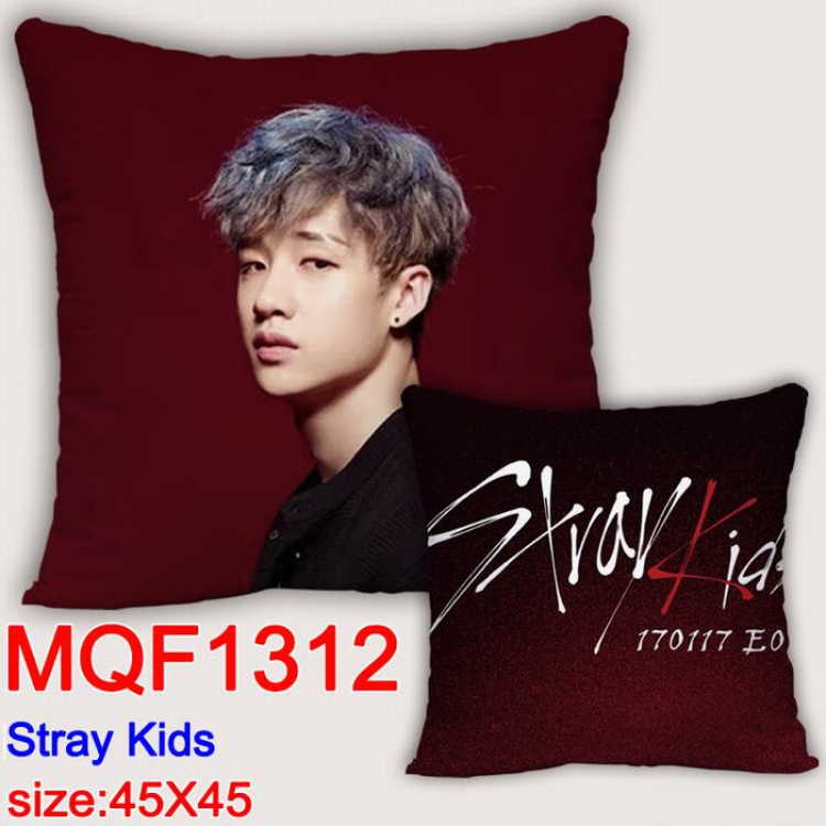 Stray Kids Double-sided full color Pillow Cushion 45X45CM MQF1312