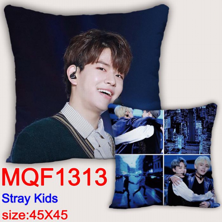 Stray Kids Double-sided full color Pillow Cushion 45X45CM MQF1313