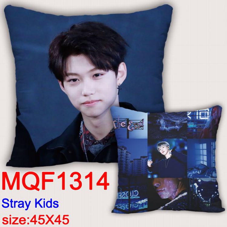 Stray Kids Double-sided full color Pillow Cushion 45X45CM MQF1314