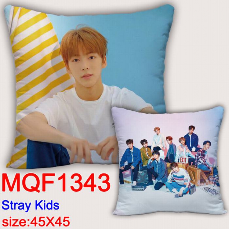 Stray Kids Double-sided full color Pillow Cushion 45X45CM MQF1343