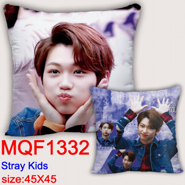 Stray Kids Double-sided full color Pillow Cushion 45X45CM MQF1332