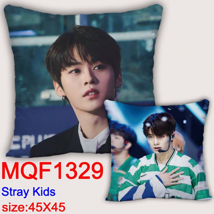 Stray Kids Double-sided full color Pillow Cushion 45X45CM MQF1329