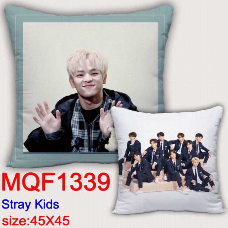 Stray Kids Double-sided full color Pillow Cushion 45X45CM MQF1339