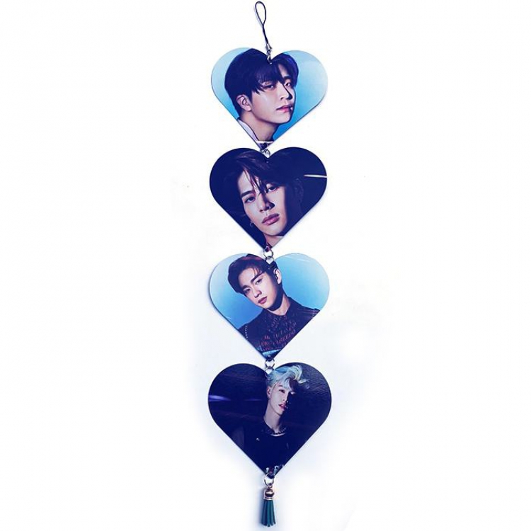 GOT7 Photo creative tag hanging ornaments price for 5 pcs 12X10.8CM 13G