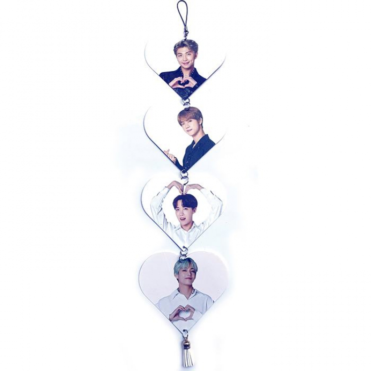 BTS Photo creative tag hanging ornaments price for 5 pcs 12X10.8CM 13G
