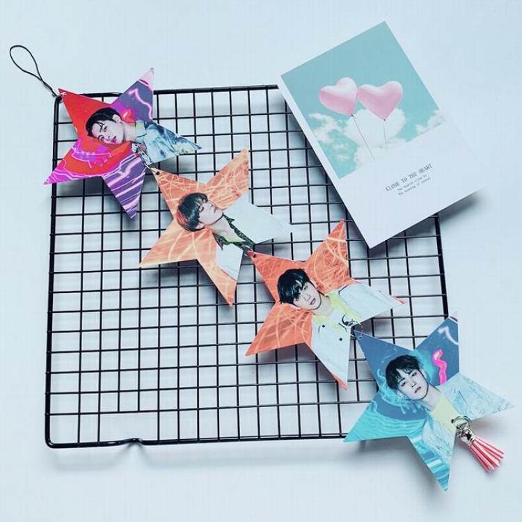 GOT7 Photo creative tag hanging ornaments price for 5 pcs 12X12CM 9G