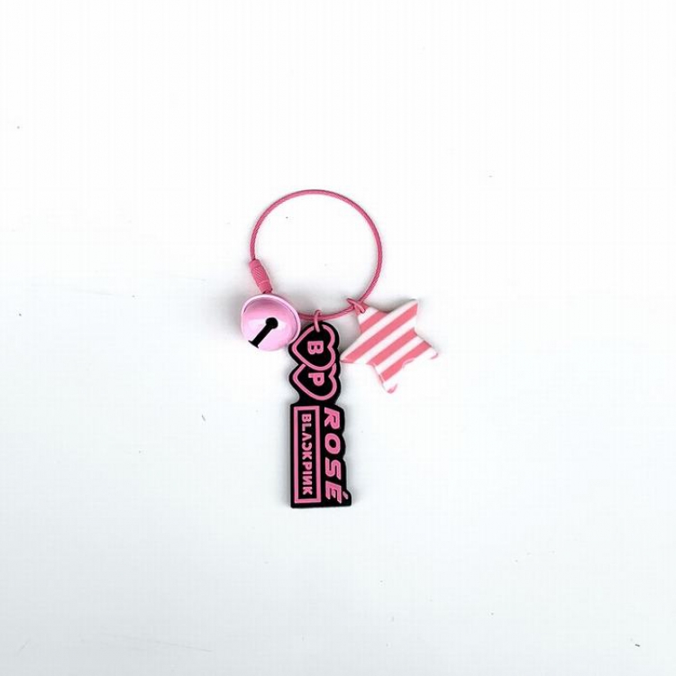 BLACKPINK Soft glue with bell Keychain pendant 6.5CM 13G price for 5 pcs