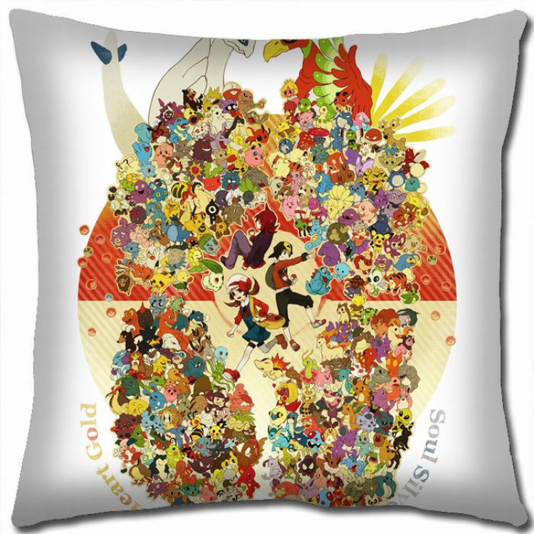 Pokemon Double-sided full color Pillow Cushion 45X45CM B1-115 NO FILLING