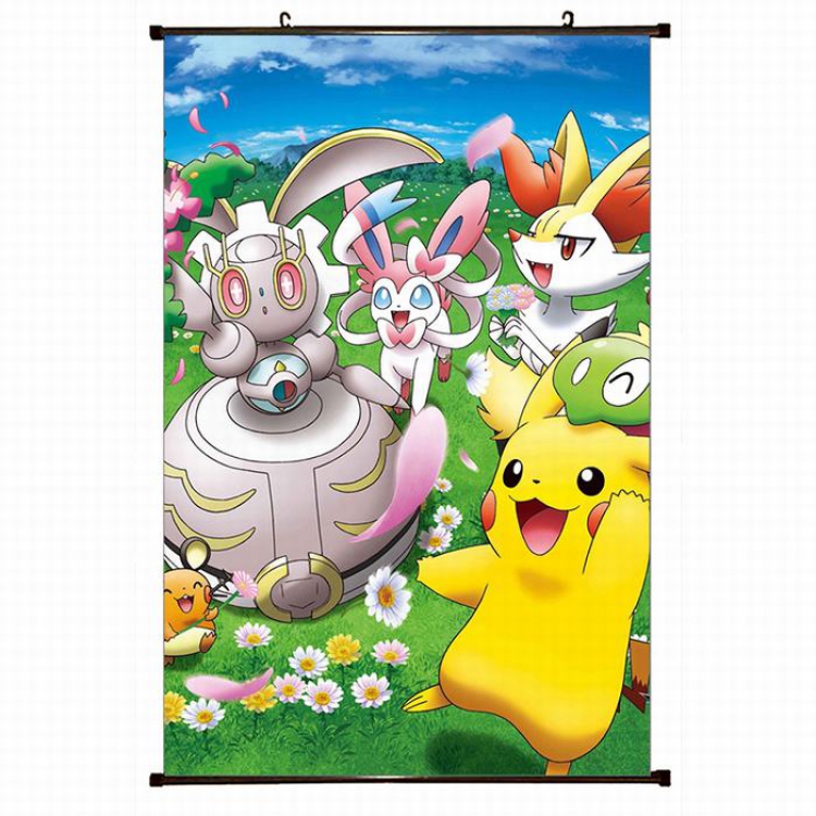 Pokemon Plastic pole cloth painting Wall Scroll 60X90CM preorder 3 days B1-34 NO FILLING