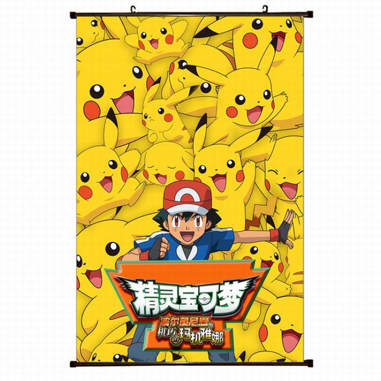 Pokemon Plastic pole cloth painting Wall Scroll 60X90CM preorder 3 days B1-46 NO FILLING