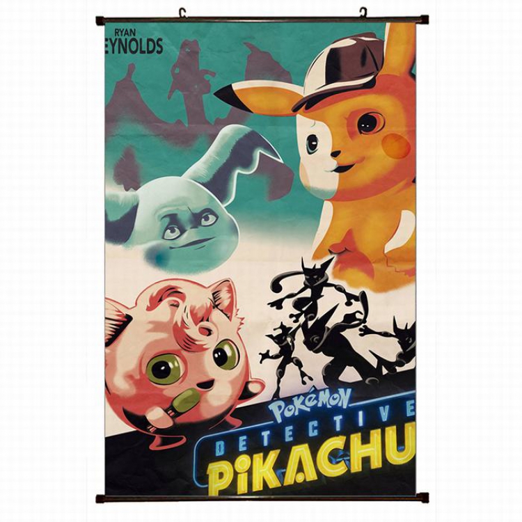 Pokemon Plastic pole cloth painting Wall Scroll 60X90CM preorder 3 days B1-55 NO FILLING