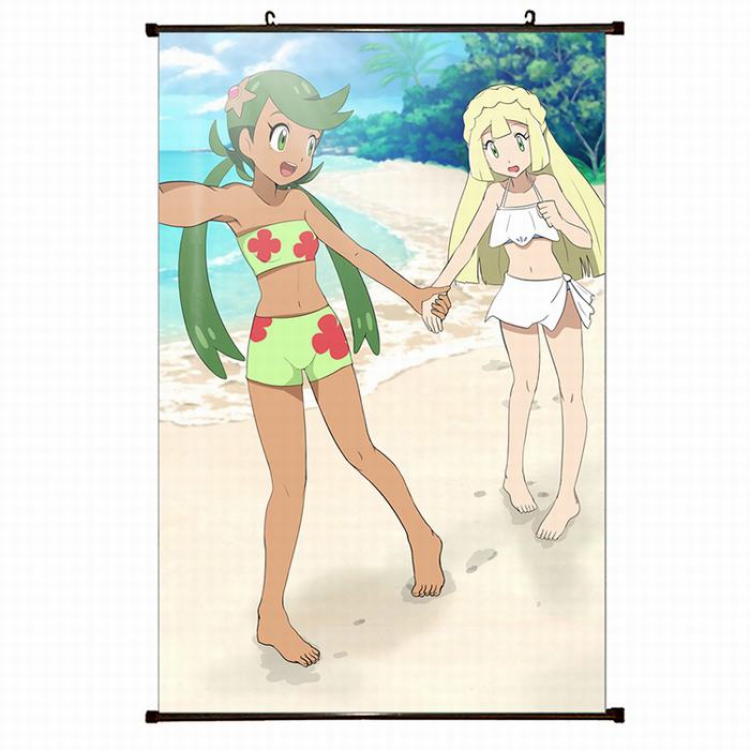 Pokemon Plastic pole cloth painting Wall Scroll 60X90CM preorder 3 days B1-74 NO FILLING