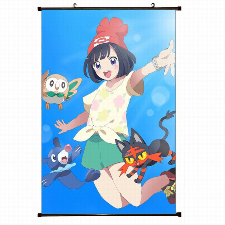 Pokemon Plastic pole cloth painting Wall Scroll 60X90CM preorder 3 days B1-77 NO FILLING