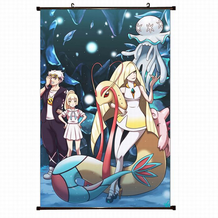 Pokemon Plastic pole cloth painting Wall Scroll 60X90CM preorder 3 days B1-86 NO FILLING