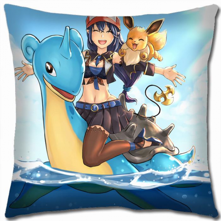 Pokemon Double-sided full color Pillow Cushion 45X45CM B1-49 NO FILLING