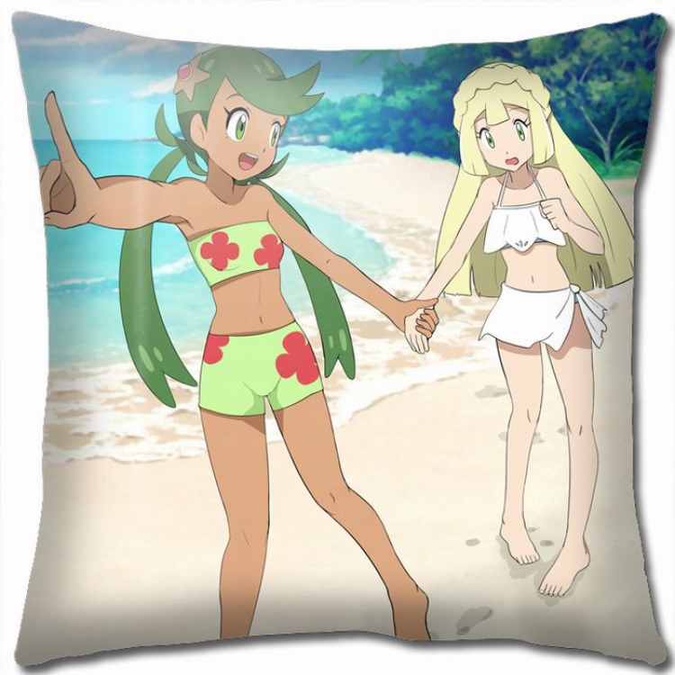 Pokemon Double-sided full color Pillow Cushion 45X45CM B1-74 NO FILLING