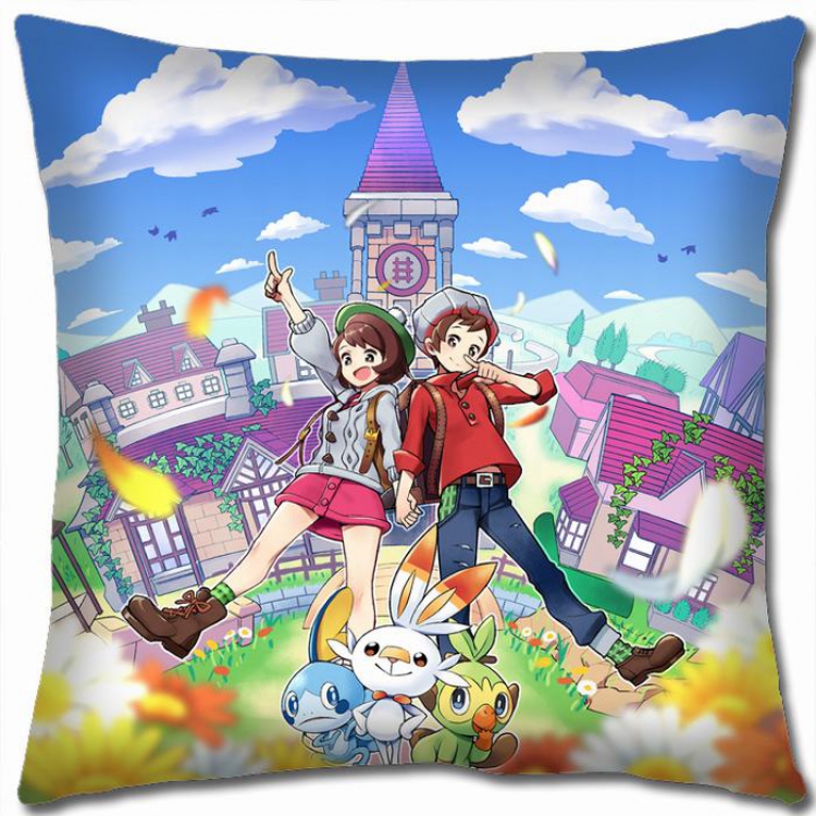 Pokemon Double-sided full color Pillow Cushion 45X45CM B1-90 NO FILLING