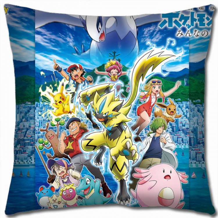 Pokemon Double-sided full color Pillow Cushion 45X45CM B1-93 NO FILLING