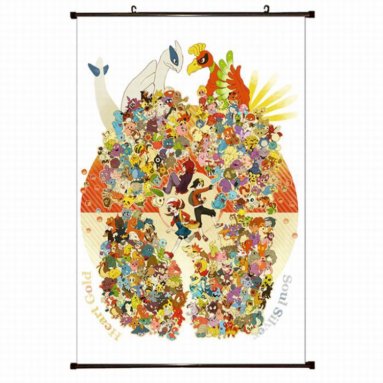 Pokemon Plastic pole cloth painting Wall Scroll 60X90CM preorder 3 days B1-115 NO FILLING