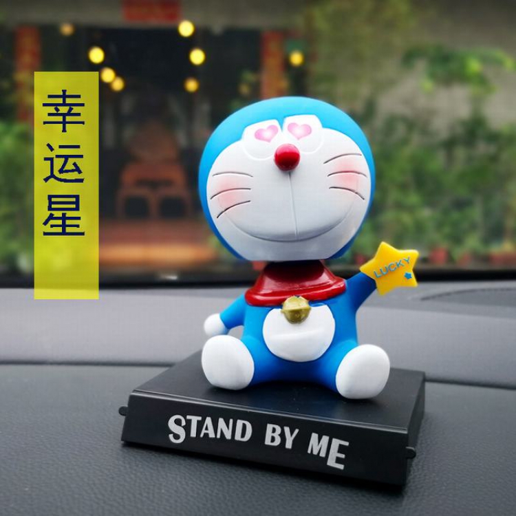 Doraemon Q version Shake head Boxed Figure Decoration 10CM Style H
