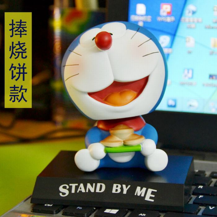 Doraemon Q version Shake head Boxed Figure Decoration 10CM Style E