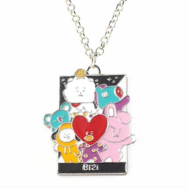 BTS BT21 Alloy Necklace pendant price for 5 pcs