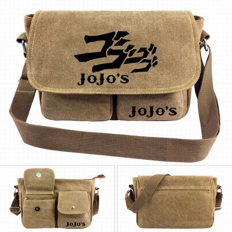 JoJos Bizarre Adventure Canvas Shoulder Satchel Bag Handbag