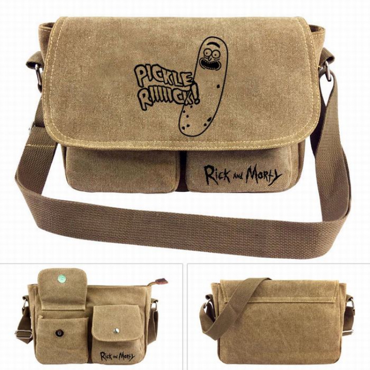 Rick and Morty Canvas Shoulder Satchel Bag Handbag