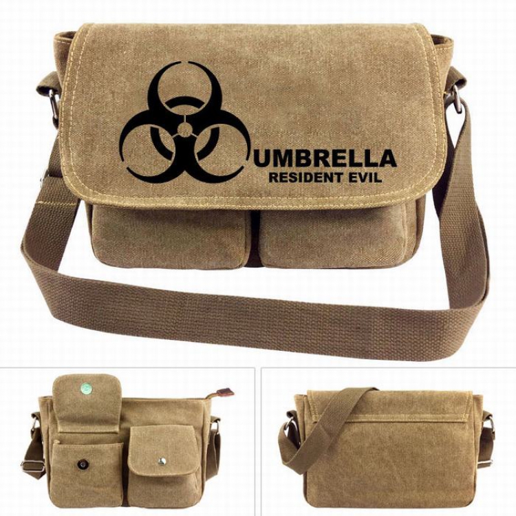 Resident Evil Canvas Shoulder Satchel Bag Handbag