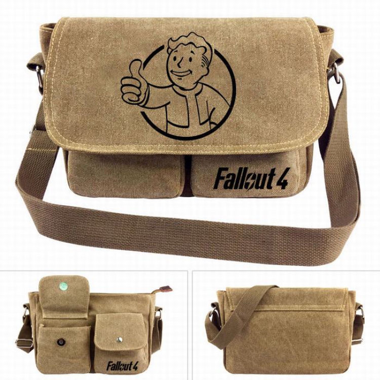 Fallout Canvas Shoulder Satchel Bag Handbag