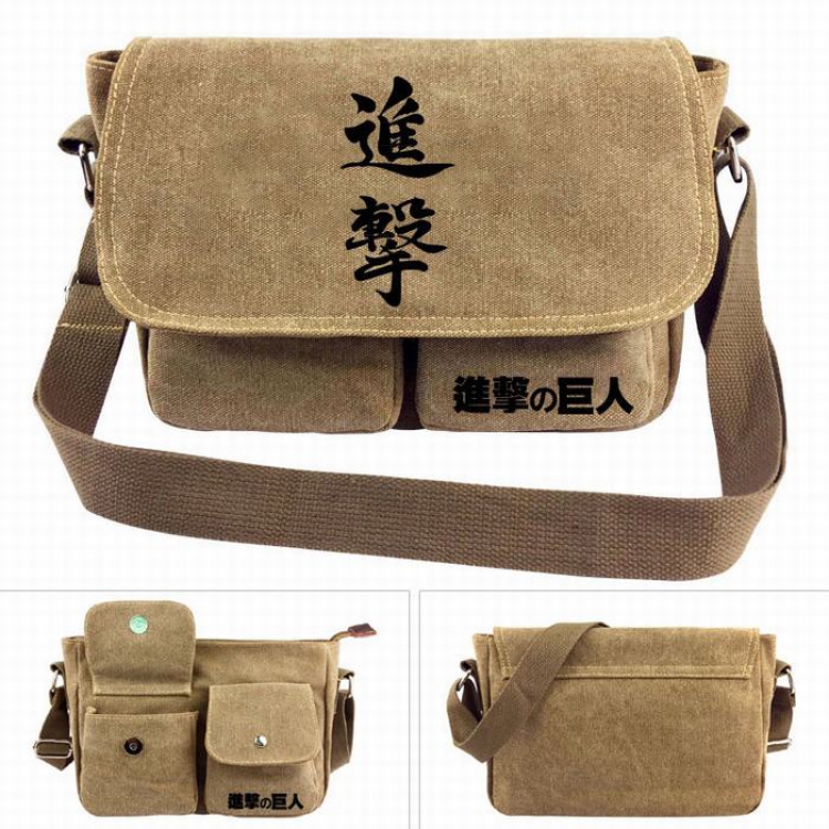 Shingeki no Kyojin Canvas Shoulder Satchel Bag Handbag