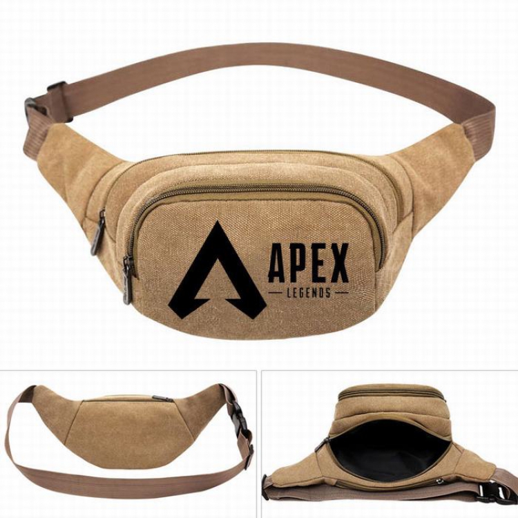 Apex Legends Leisure outdoor sports Canvas purse pocket  chest bag 27X5X14CM