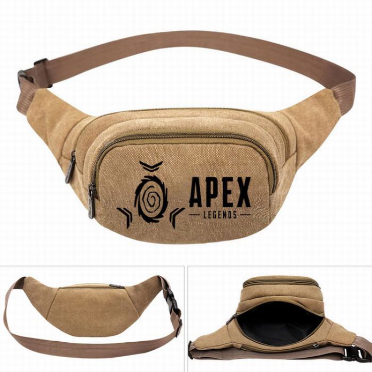 Apex Legends Leisure outdoor sports Canvas purse pocket  chest bag 27X5X14CM