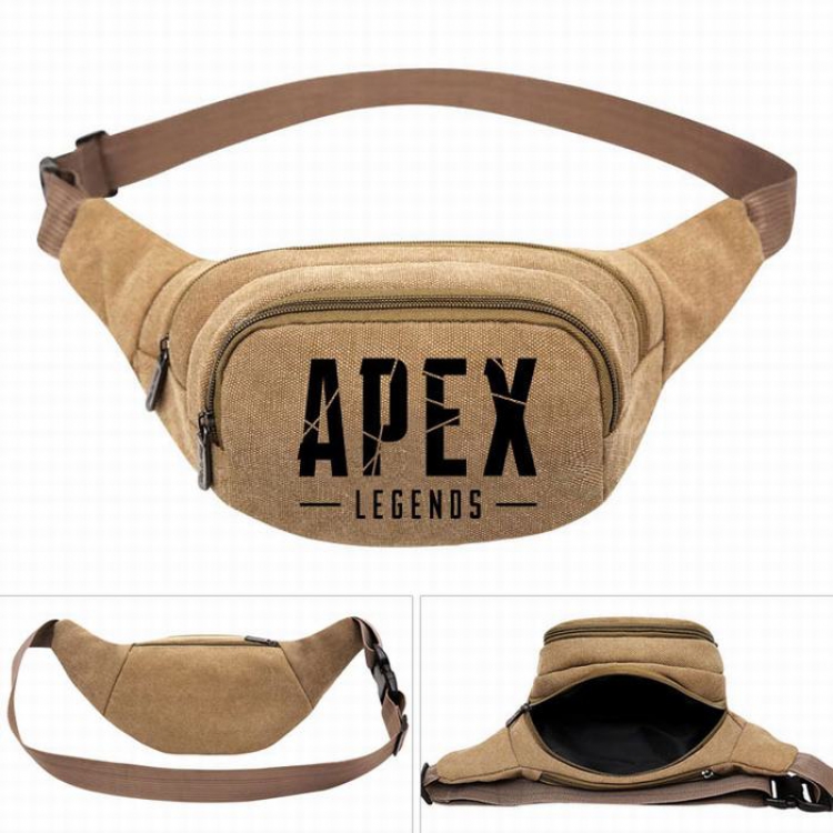 Apex Legends Leisure outdoor sports Canvas purse pocket  chest bag 27X5X14CM