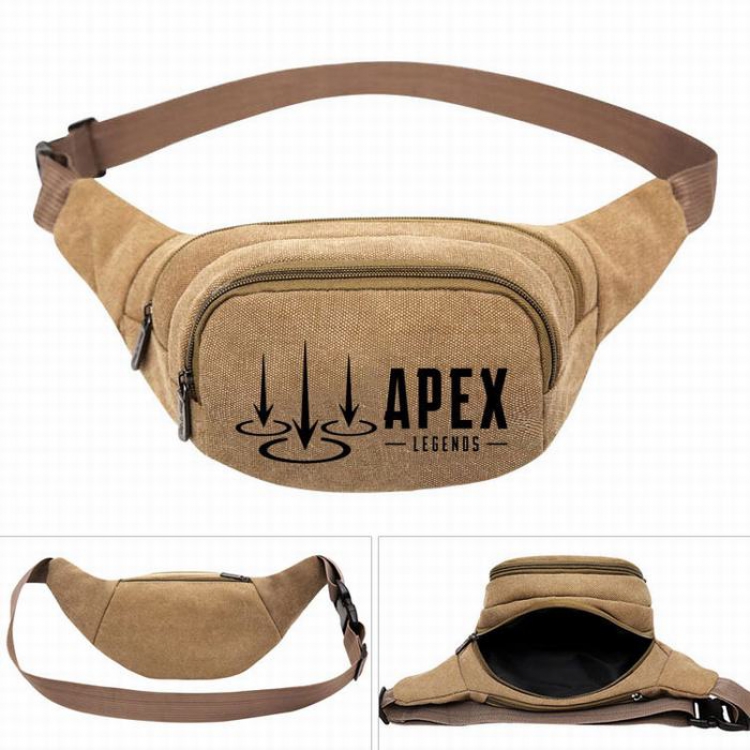 Apex Legends Leisure outdoor sports Canvas purse pocket  chest bag 27X5X14CM