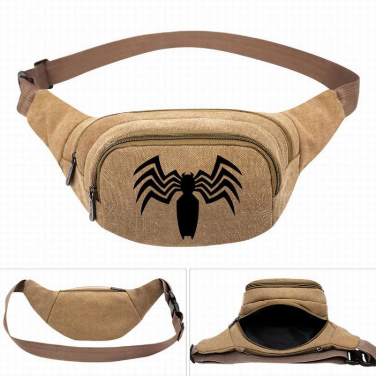 Venom Leisure outdoor sports Canvas purse pocket  chest bag 27X5X14CM