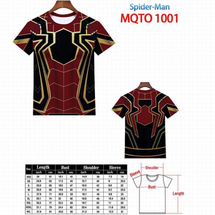 The avengers allianc Full color printed short sleeve t-shirt 9 sizes from XXS to 4XL MQTO-1001